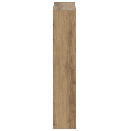 Wandgemonteerde Schoenenkast Delft 71 X 17 X 86 Cm Bewerkt Hout - XdropX