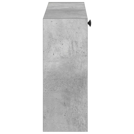 Wandgemonteerde Schoenenkast Ede 71 X 17 X 43 Cm Bewerkt Hout - XdropX