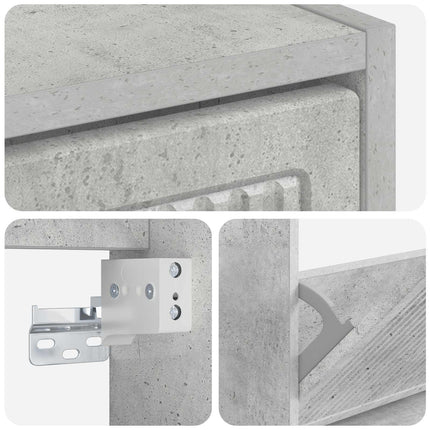 Wandgemonteerde Schoenenkast Ede 71 X 17 X 43 Cm Bewerkt Hout - XdropX