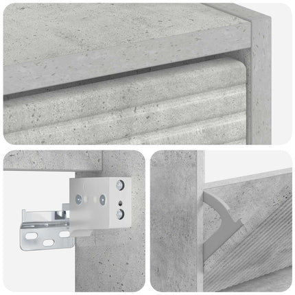 Wandgemonteerde Schoenenkast Haarlem 71 X 17 X 86 Cm - XdropX