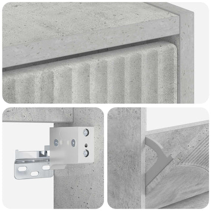 Wandgemonteerde Schoenenkast Hoorn 71 X 17 X 86 Cm Bewerkt Hout - XdropX