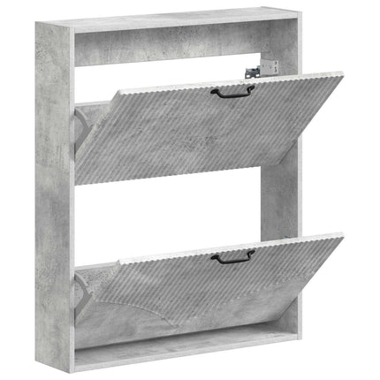 Wandgemonteerde Schoenenkast Hoorn 71 X 17 X 86 Cm Bewerkt Hout - XdropX