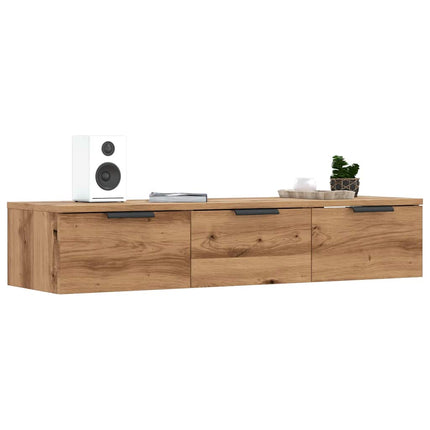 Wandkast Met Lade 102 X 30 X 20 Cm Bewerkt Hout - XdropX