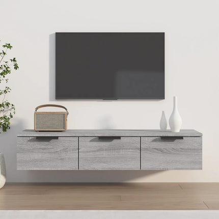 Wandkast Met Lade 102 X 30 X 20 Cm Bewerkt Hout - XdropX