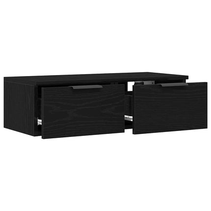 Wandkast Met Lade 68 X 30 X 20 Cm Bewerkt Hout - XdropX