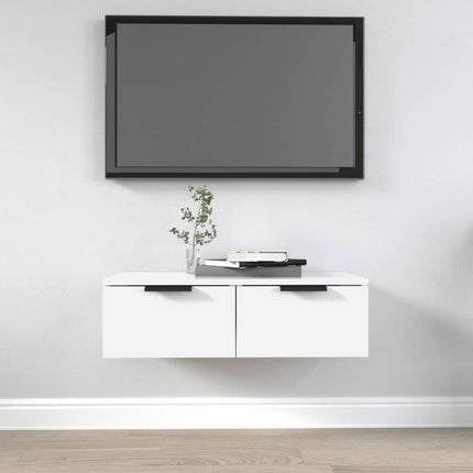 Wandkast Met Lade 68 X 30 X 20 Cm Bewerkt Hout - XdropX