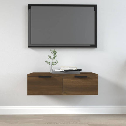 Wandkast Met Lade 68 X 30 X 20 Cm Bewerkt Hout - XdropX