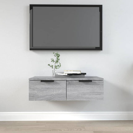 Wandkast Met Lade 68 X 30 X 20 Cm Bewerkt Hout - XdropX