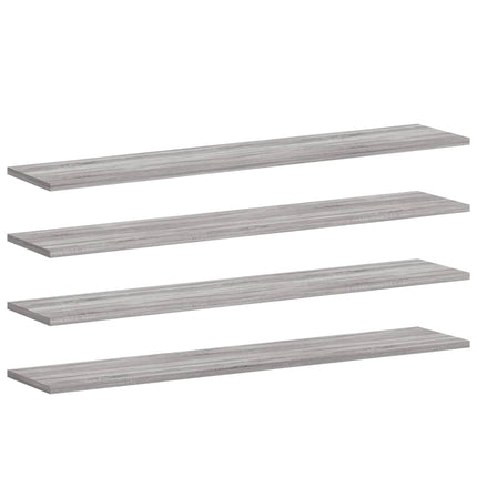 Wandschappen 4 St 100X20X1,5 Cm Bewerkt Hout Eiken - XdropX