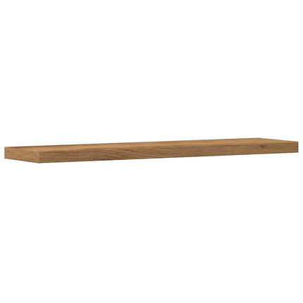 Wandschappen 4 St 40X10X1,5 Cm Bewerkt Hout Artisanaal Eiken - XdropX