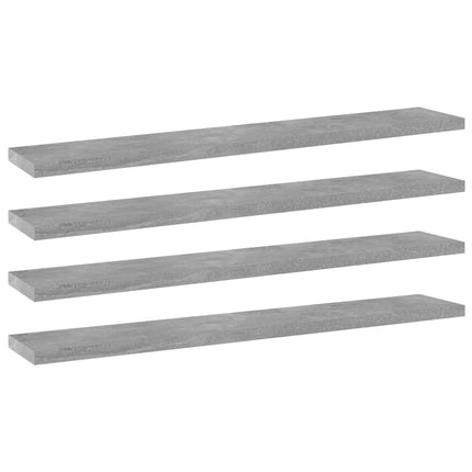 Wandschappen 4 St 60X10X1,5 Cm Bewerkt Hout - XdropX