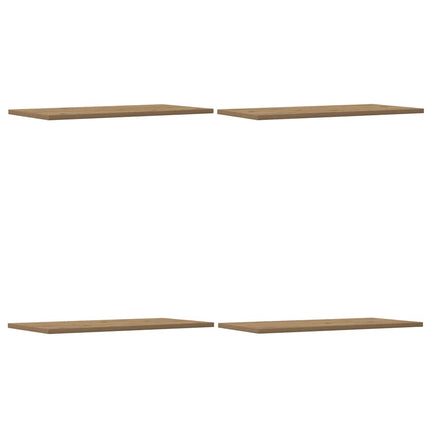 Wandschappen 4 St 60X30X1,5 Cm Bewerkt Hout Artisanaal Eiken - XdropX