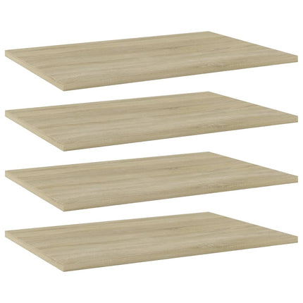 Wandschappen 4 St 60X40X1,5 Cm Bewerkt Hout Kleurig - XdropX