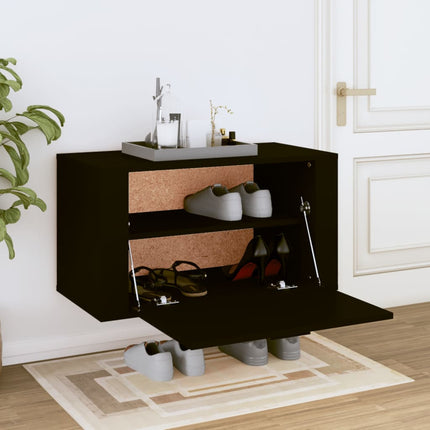 Wandschoenenkast 70X35X38 Cm Bewerkt Hout - XdropX