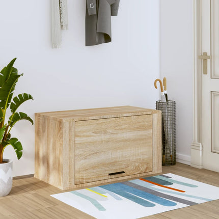 Wandschoenenkast 70X35X38 Cm Bewerkt Hout - XdropX