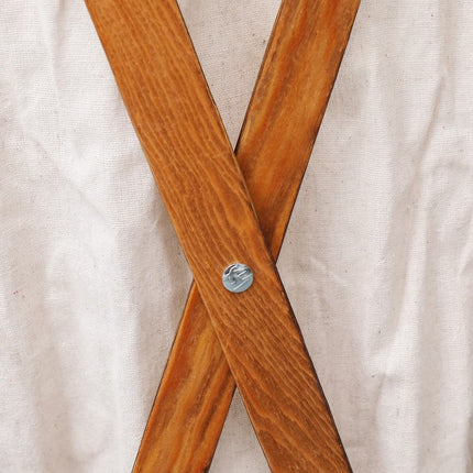 Wasmand Inklapbaar Hout En Stof - XdropX
