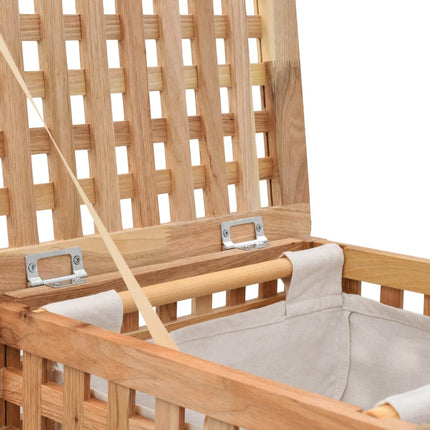 Wasmand Massief Walnotenhout - XdropX