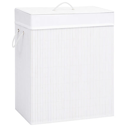 Wasmand Met 2 Vakken 100 L Bamboe - XdropX