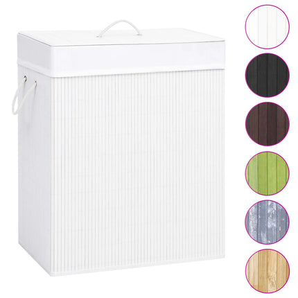 Wasmand Met 2 Vakken 100 L Bamboe - XdropX