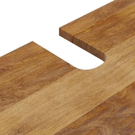 Wastafelkast 62X33X58 Cm Massief Mangohout En Bewerkt Hout - XdropX