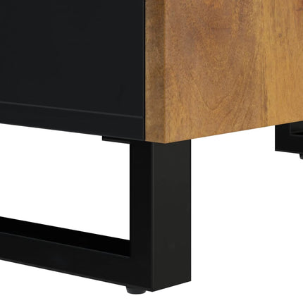 Wastafelkast 62X33X58 Cm Massief Mangohout En Bewerkt Hout - XdropX