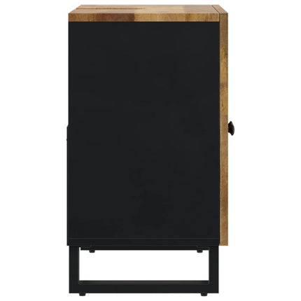 Wastafelkast 62X33X58 Cm Massief Mangohout En Bewerkt Hout - XdropX