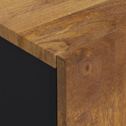 Wastafelkast 62X33X58 Cm Massief Mangohout En Bewerkt Hout - XdropX
