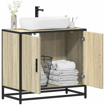 Wastafelkast 65X33X60 Cm Bewerkt Hout Kleurig - XdropX
