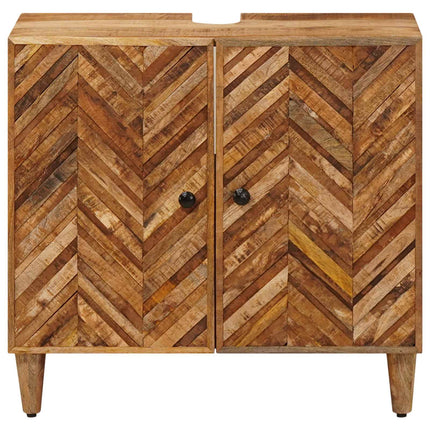 Wastafelkast Bruin 62 X 33 X 58 Cm Massief Mango Hout - XdropX