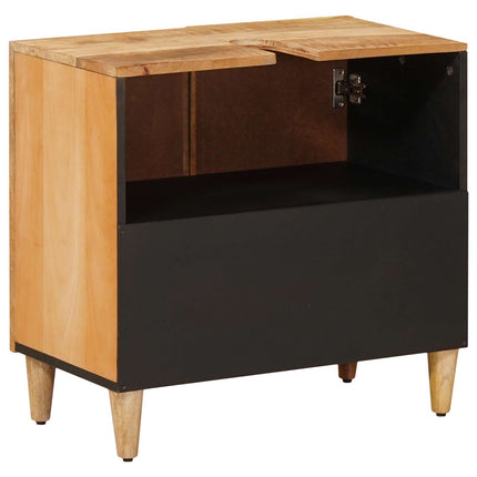 Wastafelkast Bruin 62 X 33 X 58 Cm Massief Mango Hout - XdropX