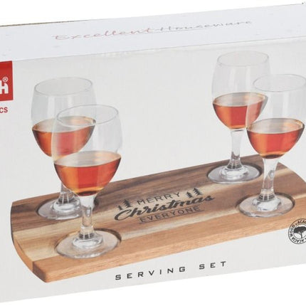 Whiskey Serveerset - Kerst - XdropX