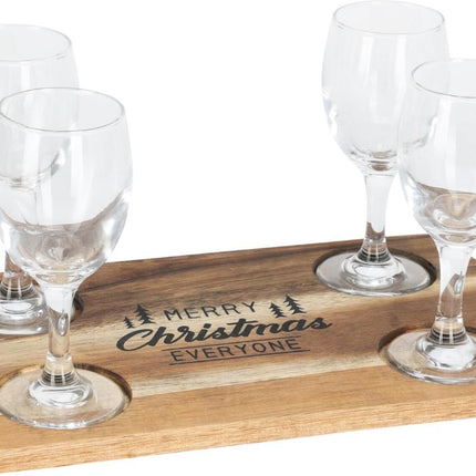 Whiskey Serveerset - Kerst - XdropX